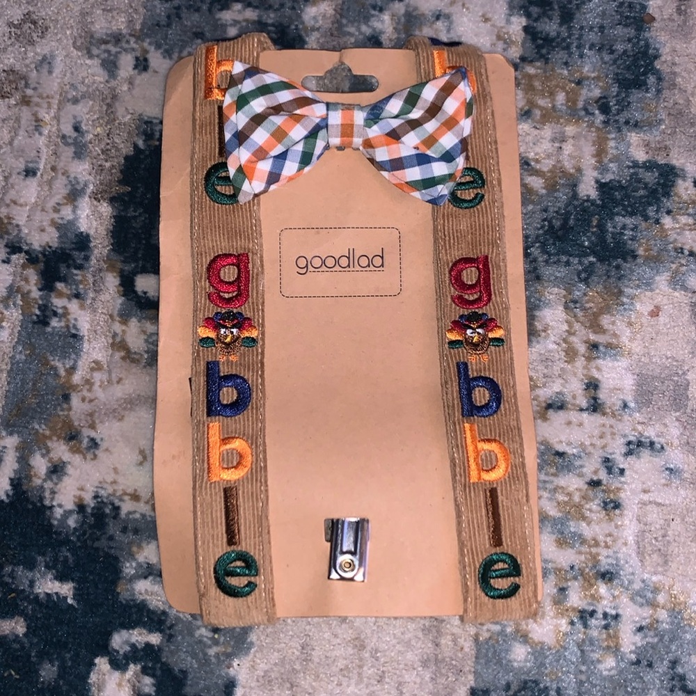 Suspender bowtie set